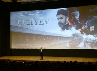 Bakı Media Mərkəzinin prezidenti Arzu Əliyeva Nizami Kino Mərkəzində “Tağıyev: Çar” bədii filminin təqdimat mərasimində iştirak edib