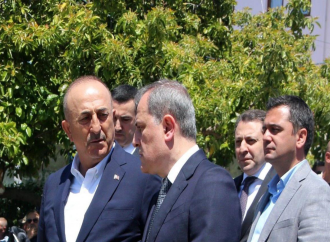 Ceyhun Bayramov Çavuşoğlunun atasının dəfn mərasimində iştirak edib