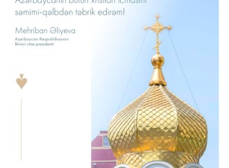 Birinci vitse-prezident Mehriban Əliyeva Pasxa bayramı ilə bağlı paylaşım edib