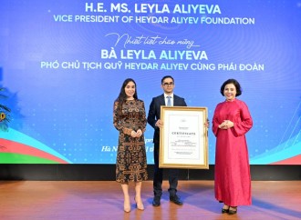 Heydər Əliyev Fondunun vitse-prezidenti Leyla Əliyeva Vyetnama səfər edib
