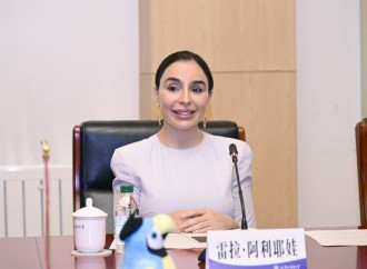 Heydər Əliyev Fondunun vitse-prezidenti Leyla Əliyeva Pekin Xarici Dillər Universitetində tələbələrlə görüşüb