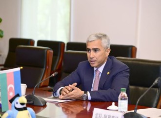 Heydər Əliyev Fondunun vitse-prezidenti Leyla Əliyeva Pekin Xarici Dillər Universitetində tələbələrlə görüşüb