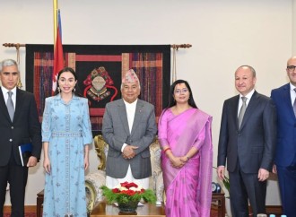 Heydər Əliyev Fondunun vitse-prezidenti Leyla Əliyeva Nepalın Prezidenti Ramçandra Paudellə görüşüb