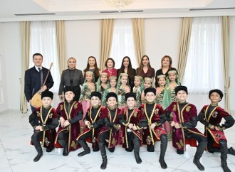 Heydər Əliyev Fondunun vitse-prezidenti Leyla Əliyeva və Bakı Media Mərkəzinin rəhbəri Arzu Əliyeva Türk Mədəniyyəti və İrsi Fondunu ziyarət ediblər