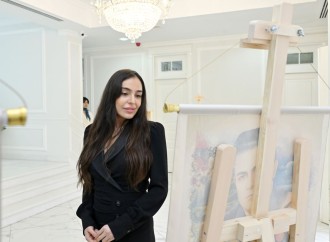 Heydər Əliyev Fondunun vitse-prezidenti Leyla Əliyeva və Bakı Media Mərkəzinin rəhbəri Arzu Əliyeva Türk Mədəniyyəti və İrsi Fondunu ziyarət ediblər