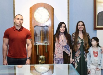 Heydər Əliyev Fondunun vitse-prezidenti Leyla Əliyeva və Bakı Media Mərkəzinin rəhbəri Arzu Əliyeva Naxçıvana səfər ediblər