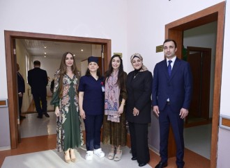 Heydər Əliyev Fondunun vitse-prezidenti Leyla Əliyeva və Bakı Media Mərkəzinin rəhbəri Arzu Əliyeva Naxçıvana səfər ediblər