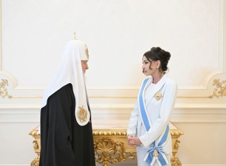 Patriarx Kirill Birinci vitse-prezident Mehriban Əliyevaya “Müqəddəs Knyaginya Olqa” ordenini təqdim edib