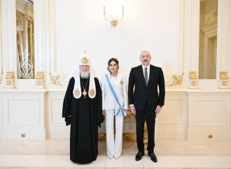 Patriarx Kirill Birinci vitse-prezident Mehriban Əliyevaya “Müqəddəs Knyaginya Olqa” ordenini təqdim edib