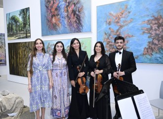 Heydər Əliyev Fondunun vitse-prezidenti Leyla Əliyeva və Arzu Əliyeva Romada MAMA “Ana təbiət” sərgisinin təqdimatında iştirak ediblər