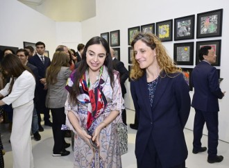Heydər Əliyev Fondunun vitse-prezidenti Leyla Əliyeva və Arzu Əliyeva Romada MAMA “Ana təbiət” sərgisinin təqdimatında iştirak ediblər
