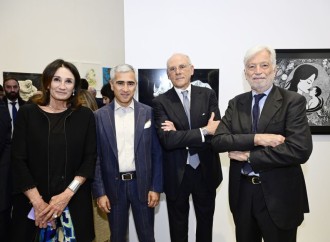 Heydər Əliyev Fondunun vitse-prezidenti Leyla Əliyeva və Arzu Əliyeva Romada MAMA “Ana təbiət” sərgisinin təqdimatında iştirak ediblər