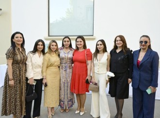 Heydər Əliyev Fondunun vitse-prezidenti Leyla Əliyeva və Arzu Əliyeva Romada MAMA “Ana təbiət” sərgisinin təqdimatında iştirak ediblər