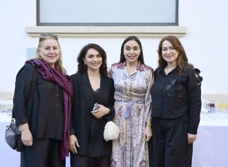 Heydər Əliyev Fondunun vitse-prezidenti Leyla Əliyeva və Arzu Əliyeva Romada MAMA “Ana təbiət” sərgisinin təqdimatında iştirak ediblər