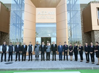 Prezident İlham Əliyev Ağdam Dəmir Yolu və Avtovağzal Kompleksinin açılışında iştirak edib