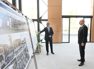 Prezident İlham Əliyev Ağdam Dəmir Yolu və Avtovağzal Kompleksinin açılışında iştirak edib