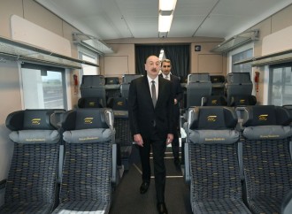Prezident İlham Əliyev Ağdam Dəmir Yolu və Avtovağzal Kompleksinin açılışında iştirak edib