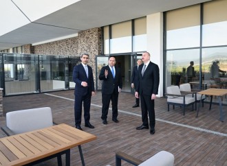 Prezident İlham Əliyev Ağdam Dəmir Yolu və Avtovağzal Kompleksinin açılışında iştirak edib