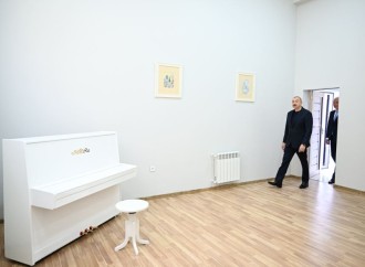 Prezident İlham Əliyev Laçın rayonunun Bəylik kəndinin açılışında iştirak edib