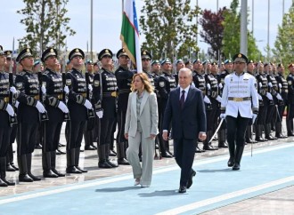 Meloni Özbəkistana rəsmi səfər edib