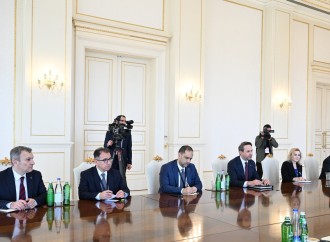 Prezident İlham Əliyev Türkiyənin energetika və təbii sərvətlər nazirini qəbul edib