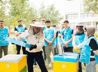 Heydər Əliyev Fondunun vitse-prezidenti Leyla Əliyevanın təşəbbüsü ilə Xızı rayonunda keçirilən “Gənc arıçı” layihəsinin təlim mərhələsi yekunlaşıb