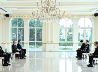 Prezident İlham Əliyev Koreya Respublikasının Azərbaycanda yeni təyin olunmuş səfirinin etimadnaməsini qəbul edib