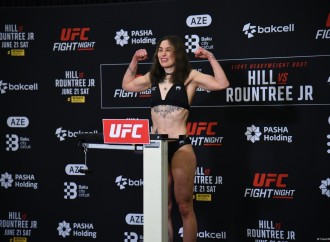 Bakıda "UFC Fight Night" iştirakçılarının rəsmi çəki mərasimi keçirilib