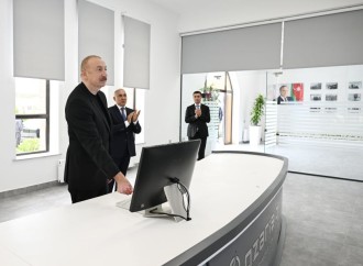 Prezident İlham Əliyev Yevlaxda Mərkəzi Aran Regional SCADA İdarəetmə Mərkəzinin açılışında iştirak edib