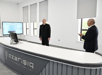 Prezident İlham Əliyev Yevlaxda Mərkəzi Aran Regional SCADA İdarəetmə Mərkəzinin açılışında iştirak edib