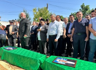 Ağcabədidə Yekaterinburq şəhərində qətlə yetirilən qardaşlarla vida mərasimi keçirilib