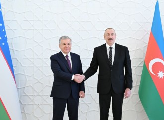 Bakıda Özbəkistan Prezidenti Şavkat Mirziyoyevin rəsmi qarşılanma mərasimi keçirilib