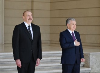 Bakıda Özbəkistan Prezidenti Şavkat Mirziyoyevin rəsmi qarşılanma mərasimi keçirilib