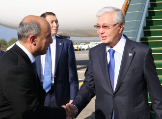 Qazaxıstan Prezidenti Kasım-Jomart Tokayev Azərbaycana səfərə gəlib