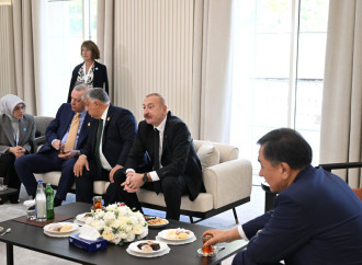 Prezident İlham Əliyev Qəbələdə TDT-nin Dövlət Başçıları Şurasının 12-ci Zirvə Görüşündə iştirak edən dövlət və hökumət başçılarını qarşılayıb