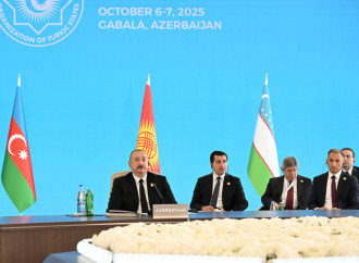 Prezident İlham Əliyev Türk Dövlətləri Təşkilatının Dövlət Başçıları Şurasının 12-ci Zirvə Görüşündə çıxış edib