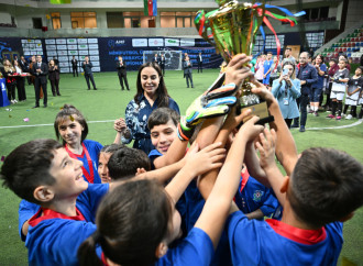 Heydər Əliyev Fondunun vitse-prezidenti Leyla Əliyevanın təşəbbüsü ilə uşaq evlərinin komandaları arasında növbəti minifutbol turniri təşkil olunub