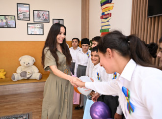 Heydər Əliyev Fondunun vitse-prezidenti Leyla Əliyeva Lənkəranda internat məktəbində olub