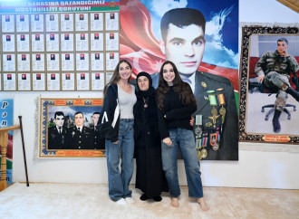 Leyla Əliyeva və Arzu Əliyeva Astarada Pəncəli Teymurovun ailəsini ziyarət ediblər