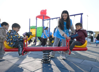Heydər Əliyev Fondunun vitse-prezidenti Leyla Əliyeva Qaradağda yeni parkın açılışında iştirak edib