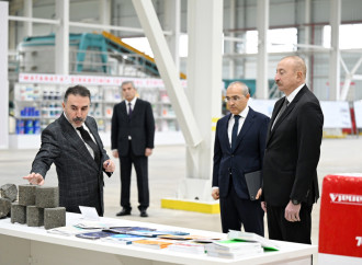 Prezident İlham Əliyev “AZWOOL” mineral daş yunu zavodunun açılışında iştirak edib