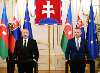 Azərbaycan və Slovakiya Prezidentləri mətbuata bəyanatlarla çıxış ediblər