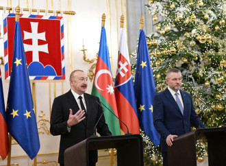 Azərbaycan və Slovakiya Prezidentləri mətbuata bəyanatlarla çıxış ediblər