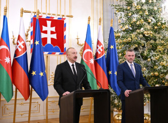 Azərbaycan və Slovakiya Prezidentləri mətbuata bəyanatlarla çıxış ediblər