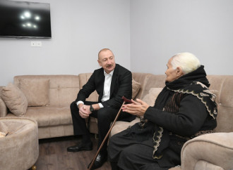 Prezident İlham Əliyev Xankəndinin Kərkicahan qəsəbəsində olub