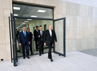 Prezident İlham Əliyev Qarabağ Universitetinin Biznes və iqtisadiyyat fakültəsinin binasının açılışında iştirak edib