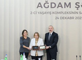 Prezident İlham Əliyev və Birinci xanım Mehriban Əliyeva Ağdamda 2-ci yaşayış kompleksinin açılışında iştirak edib və sakinlərlə görüşüblər