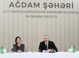 Prezident İlham Əliyev və Birinci xanım Mehriban Əliyeva Ağdamda 2-ci yaşayış kompleksinin açılışında iştirak edib və sakinlərlə görüşüblər