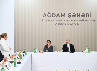 Prezident İlham Əliyev və Birinci xanım Mehriban Əliyeva Ağdamda 2-ci yaşayış kompleksinin açılışında iştirak edib və sakinlərlə görüşüblər
