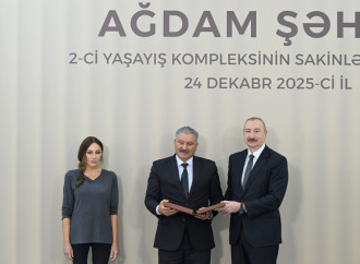 Prezident İlham Əliyev və Birinci xanım Mehriban Əliyeva Ağdamda 2-ci yaşayış kompleksinin açılışında iştirak edib və sakinlərlə görüşüblər